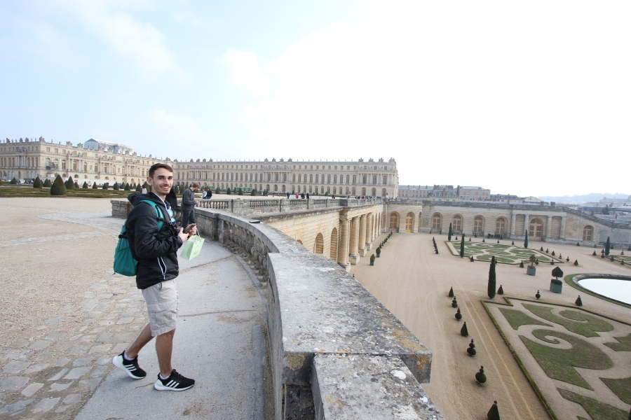 tourist young man